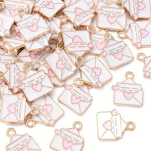Load image into Gallery viewer, Sending Love Letter Hearts Envelope Mobile Dust Plug Charm