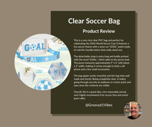 Load image into Gallery viewer, Clear Bag for World Soccer Cup 2026 Stadium Approved, Chenille Crossbody Fanny Pack for Stadium Events Concert Travel, Game Day Clear Purse with Shoulder Strap Gifts for Women Men (Light Blue-White)