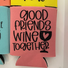 Load image into Gallery viewer, Girls Night Can Beverage Holders 4-pack Sips Getting Real Polyurethane Foam & Polyester