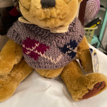 Load image into Gallery viewer, Pickford Bears Sherwood with Glasses Brass Button 8" Plush (Pre-owned)