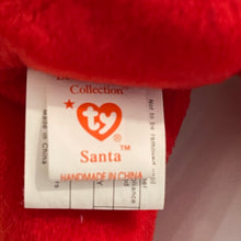 Load image into Gallery viewer, Ty Beanie Baby 1998 Santa Red Suit Canadian Tag Retired Errors