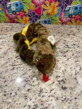 Load image into Gallery viewer, Ty Beanie Buddy Slither The Snake Plush Stuffed Animal (Retired)