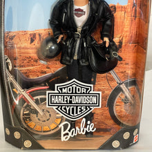 Load image into Gallery viewer, Mattel 1998 Harley Davidson Motor Cycles Barbie Doll (Red/Brown Hair) Collector Edition #22256
