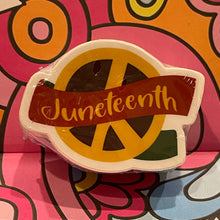Load image into Gallery viewer, Afrocentric Stickers - Juneteenth Celebration 2.0" x 1.5" Die Cut