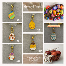 Load image into Gallery viewer, Easter Holiday Bohemian Styled Colorful Easter Eggs Charms Mobile Dust Plug