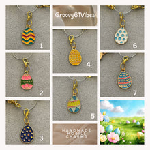 Load image into Gallery viewer, Easter Holiday Bohemian Styled Colorful Easter Eggs Charms Mobile Dust Plug