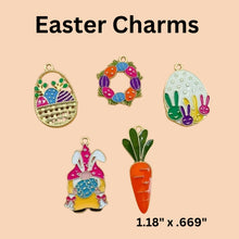 Load image into Gallery viewer, Wild and Colorful Bohemian Easter Charms Mobile Dust Plug Backpack Pull Tag