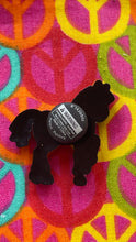 Load image into Gallery viewer, 2014 The Brave Knight Jibbitz™ will fit in Clog type shoes with holes Shoe Charm - Black Horse