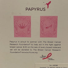 Load image into Gallery viewer, Papayrus 20 Note Card & Lined Envelopes 2 Designs Crown or Slipper