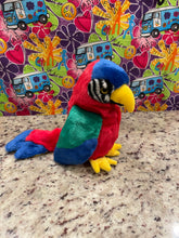 Load image into Gallery viewer, Ty Beanie Buddy Jabber The Parrot Plush Stuffed Bird Doll (Retired)