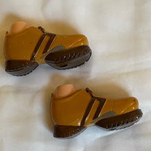 Load image into Gallery viewer, Bratz Boyz Doll Feet mustard color lace shoe sneakers (Pre-Owned)