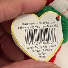 Load image into Gallery viewer, Ty Beanie Baby 1998 Santa Red Suit Canadian Tag Retired Errors