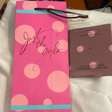 Load image into Gallery viewer, Hallmark Pink & Brown Polka Dots Just the Girls Gift Bag