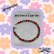 Load image into Gallery viewer, Crystal Cubes & Bicones Handcrafted Crystal Beaded Bracelet Jewelry 7.5" Group #2
