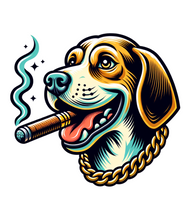 Load image into Gallery viewer, The Big Dog Life Hound, Rottweiler, Pug, Pitbull, Labrador Animal Vinyl Stickers Pug