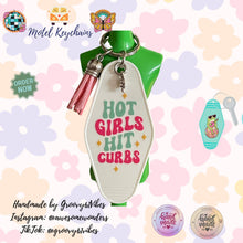 Load image into Gallery viewer, Groovy Peace Driving Motel Keychains – Retro Charm for Modern Adventures (DR1-DR12)