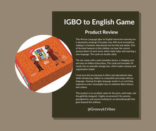 Load image into Gallery viewer, How Do I Say... Igbo Talking Flash Cards – African Language Learning Tool for Kids & Adults | 204 Audio-Enabled Educational Cards + Interactive Reader | Learn Igbo Words, Pronunciation