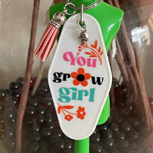 Load image into Gallery viewer, Groovy Peace 70s Motel Keychains – Retro Peace for Modern Adventures (R1-R10)