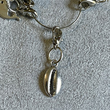 Load image into Gallery viewer, Beachy Sea Life Antique Silver Charms Mobile Dust Plug Stylish Phone Accessories for Every Vibe