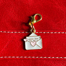 Load image into Gallery viewer, Sending Love Letter Hearts Envelope Mobile Dust Plug Charm