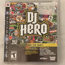 Load image into Gallery viewer, Playstation 3 DJ Hero Start the Party Game Book Included (Pre-owned)