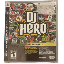 Load image into Gallery viewer, Playstation 3 DJ Hero Start the Party Game Book Included (Pre-owned)