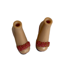 Load image into Gallery viewer, Bratz Doll Feet Pink Sandal Roses Top Design (Pre-owned)