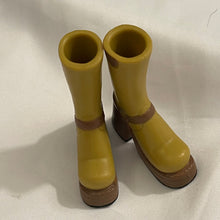 Load image into Gallery viewer, MGA Bratz Doll Meygan Express it Tan & Brown Platform Boot Brown Sole, Buckle High Tops (Pre-owned)