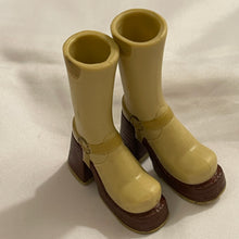 Load image into Gallery viewer, MGA Bratz Doll Express it Olive &amp; Brown Platform Boot Brown Sole, Buckle High Tops (Pre-owned)
