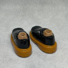Load image into Gallery viewer, MGA Bratz Boyz Black Platform Buckle Shoes Rust Bottom (Pre-owned)