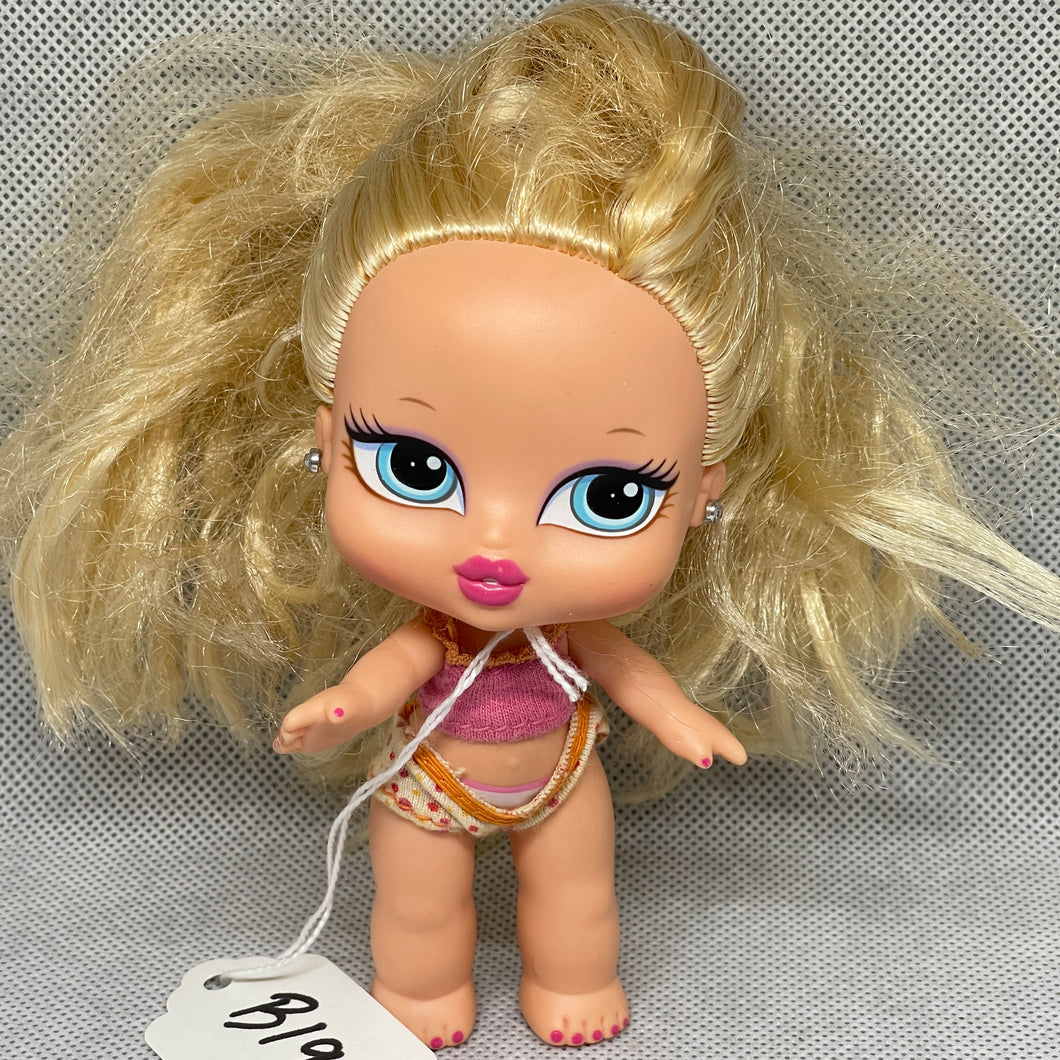 MGA Bratz Babyz Doll Cloe Earrings Pink Lips Clothes 4.5