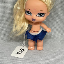 Load image into Gallery viewer, MGA Bratz Babyz Doll Cloe Blue Skirt Glitter Lipstick 4.5&quot; (Pre-Owned) #B-9A

