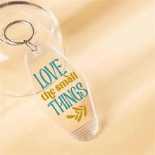 Load image into Gallery viewer, Faith-based, Mom, Teacher Motel Keychains – Retro Charm for Modern Adventures - Ol-O12 (Misc)