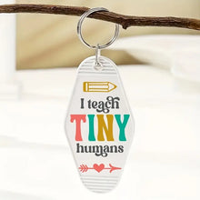 Load image into Gallery viewer, Faith-based, Mom, Teacher Motel Keychains – Retro Charm for Modern Adventures - Ol-O12 (Misc)