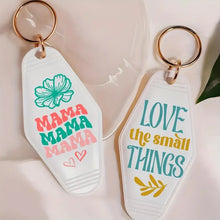 Load image into Gallery viewer, Faith-based, Mom, Teacher Motel Keychains – Retro Charm for Modern Adventures - Ol-O12 (Misc)