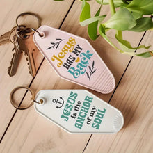 Load image into Gallery viewer, Faith-based, Mom, Teacher Motel Keychains – Retro Charm for Modern Adventures - Ol-O12 (Misc)