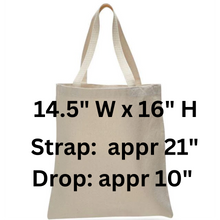 Load image into Gallery viewer, Fashion Graphic Print Out Here Trusting God Design Trendy Canvas Tote Bag
