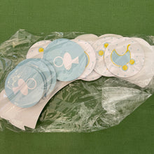 Load image into Gallery viewer, Baby Shower Buggy Stroller Pacifier Cupcake Wrappers and Picks for Birthday Party Decorations (Set of 12)