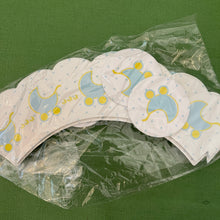 Load image into Gallery viewer, Baby Shower Buggy Stroller Pacifier Cupcake Wrappers and Picks for Birthday Party Decorations (Set of 12)