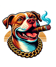Load image into Gallery viewer, The Big Dog Life Hound, Rottweiler, Pug, Pitbull, Labrador Animal Vinyl Stickers Pug