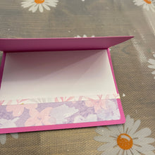 Load image into Gallery viewer, Lavender Leaves Unique Handmade Greeting Cards Notecards Blank inside with Envelope