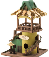 Load image into Gallery viewer, Hawaii Resort Hanging Wood Birdhouse Garden Decor