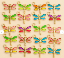 Load image into Gallery viewer, Dragonflies Charms Mobile Dust Plug Backpack Zipper Pull Tag Stylish Phone Accessories for Every Vibe