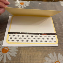 Load image into Gallery viewer, Floral Stars Unique Handmade Greeting Cards Notecards Blank inside with Envelope