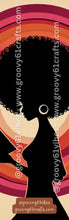 Load image into Gallery viewer, Groovy Reader Laminated Bookmark – Vintage Silhouettes for Women Who Love to Read