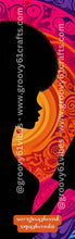Load image into Gallery viewer, Groovy Reader Laminated Bookmark – Vintage Silhouettes for Women Who Love to Read