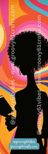 Load image into Gallery viewer, Groovy Reader Laminated Bookmark – Vintage Silhouettes for Women Who Love to Read
