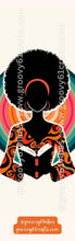 Load image into Gallery viewer, Groovy Reader Laminated Bookmark – Vintage Silhouettes for Women Who Love to Read
