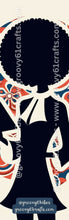 Load image into Gallery viewer, Groovy Reader Laminated Bookmark – Vintage Silhouettes for Women Who Love to Read