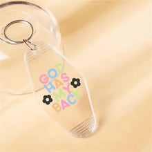 Load image into Gallery viewer, Faith-based Inspiration Motel Keychains – Retro Charm for Modern Adventures F1-F12